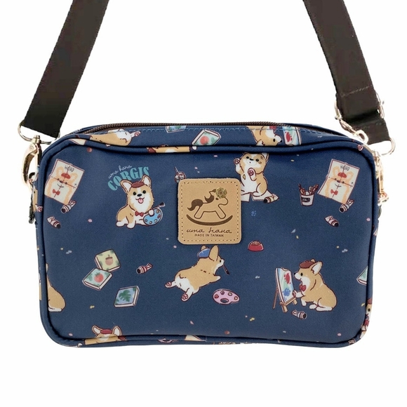 Uma Hana Handbags - Waterproof Corgi Rectangle Crossbody Shoulder Phone Purse
